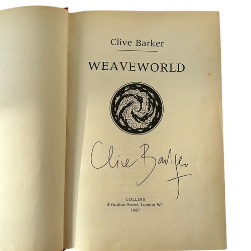 199 - Clive Barker 'Weaveworld', signed hardback