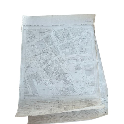 233 - Collection of 1960s & 70s Ordnance Survey maps covering Liverpool City Centre & the docks (7)