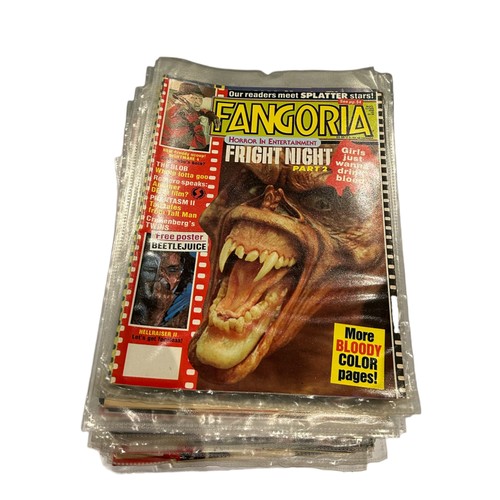 222 - A Collection of Horror & Monster Magazines 
Mainly Fangoria with other title including Gorezone & Ot... 