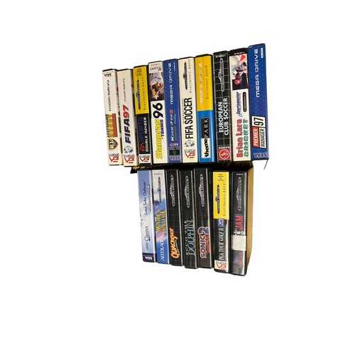 25 - Selection of Mega Drive Games (17) inc FIFA, Brian Lara, Sonic etc