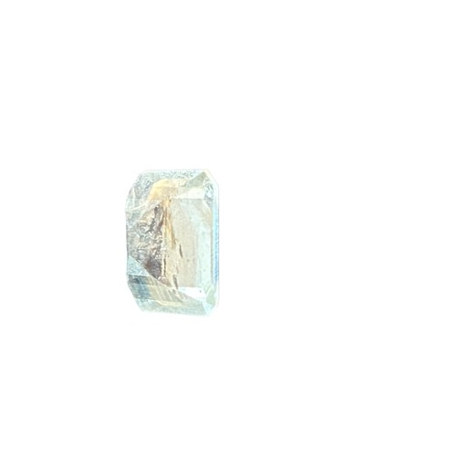 113 - Unmounted 4.12ct Rectangular Cut Aquamarine with IDT Gem Testing Report
5.89x8.42x11.04mm