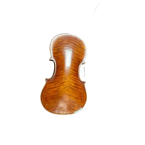 88 - A 20th century violin by Carlo Storioni, length of back 361mm, interior label dated 1902, with Hisco... 