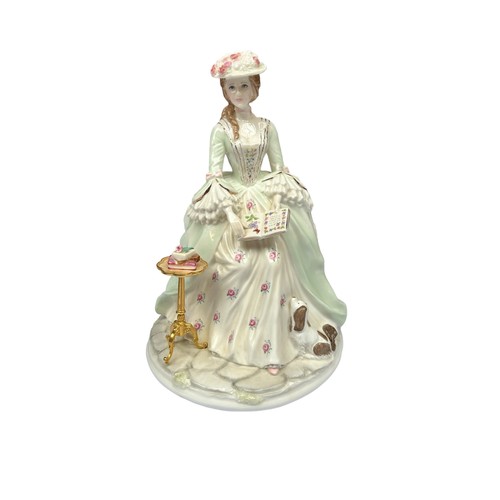 264 - Four Royal Worcester 'The Graceful Arts' Limited Edition Figures Painting (AF), Music, Poetry & Embr... 