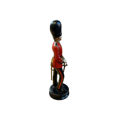 270 - Michael J. Sutty limited edition bone china figure of an officer of The Grenadier Guards, from the s... 