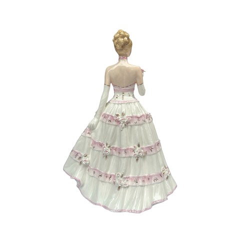 268 - Large Coalport lady figurine 'Summer Rose' CW784. Limited edition of 7500. In good condition with no... 