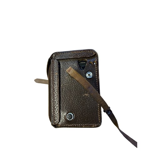 35 - A leather cased Rolliecord camera