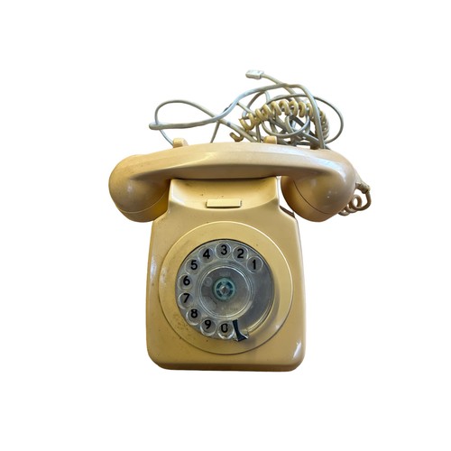 298 - Vintage Cream Bakelite phone