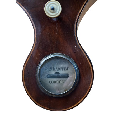 79 - Early 20th century oak banjo aneroid barometer