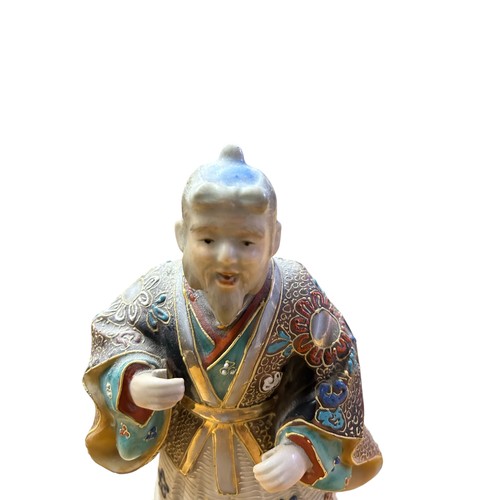 259 - Figure of a Chinese warrior, missing staff