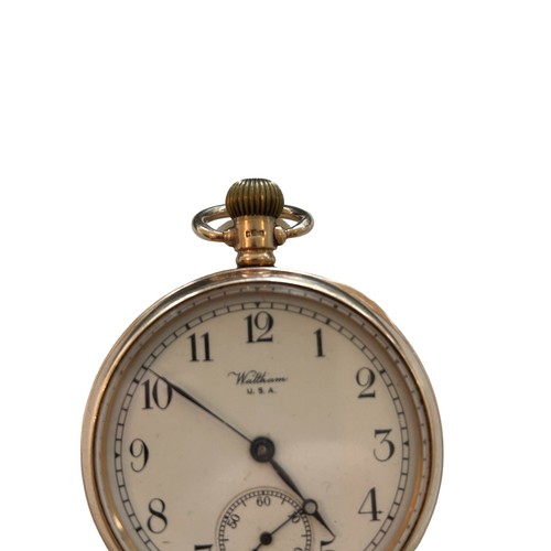 123 - c.1922 9ct Gold Waltam Pocket Watch
87.7g
Hallmarked