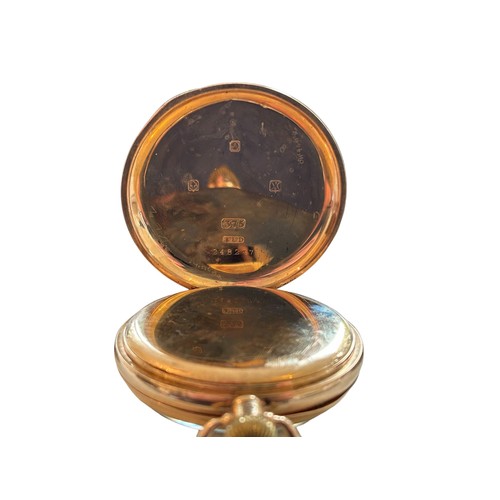 123 - c.1922 9ct Gold Waltam Pocket Watch
87.7g
Hallmarked