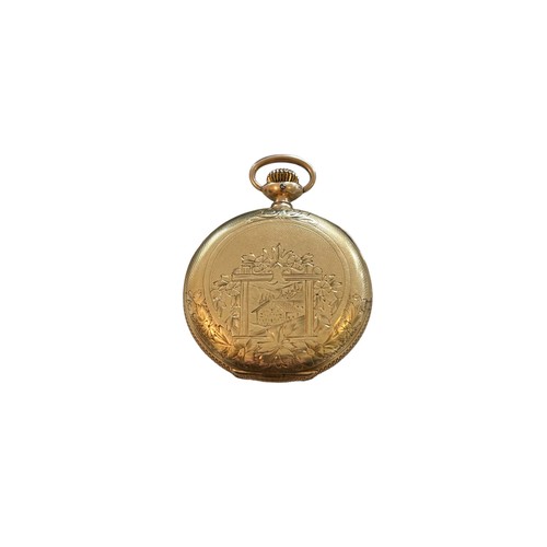 122 - American 14ct Gold Pocket Watch
61.6g
Case stamped B.W.C.co believed to be the Brooklyn Watch Case C... 