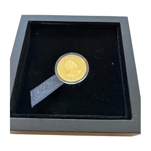 171 - 2019 Australia Gold Proof Sovereign made by the Perth Mint.
As Australian legal tender, the coin has... 