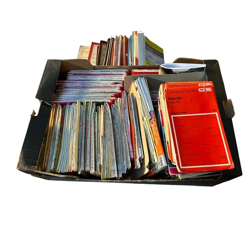 91 - Large Collection of OS Maps, Walking Books, guides & Maps