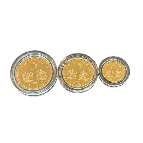 174 - Hattons Of London 2017 Double Portrait Gold Sovereign Series. 3 Limited Edition 2018 Coin Box Set Co... 