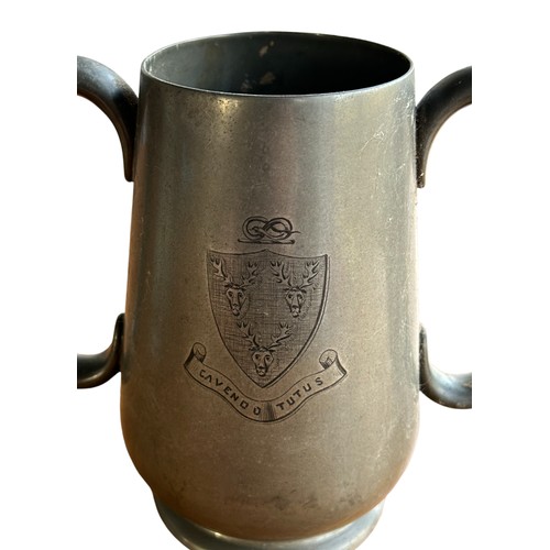 147 - Two Trophies & a Pewter Cup (3)
Two trophies from Cavendish College, Cambridge 1888 for rowing and a... 