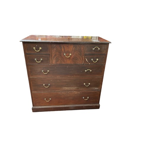 368 - A Mahogany chest of draws