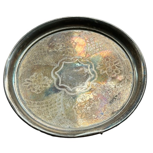 158 - Hallmarked Silver Tray by Joseph Zweig, London 1921 217.7g