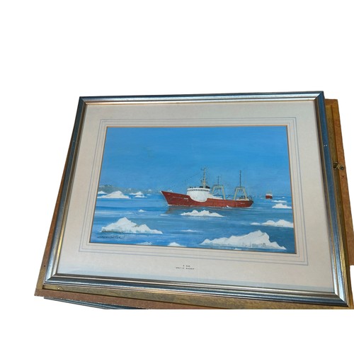 326 - John Hardy Meadows; Four Maritime Watercolour
'Edward Walmsley', 'Arctic Raider', 'Distant Water Tra... 