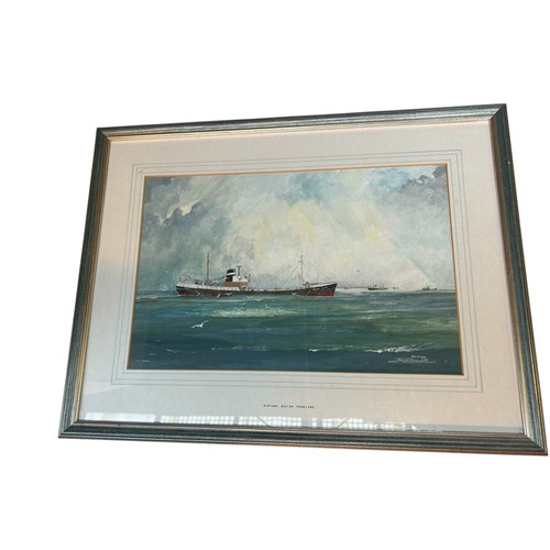 326 - John Hardy Meadows; Four Maritime Watercolour
'Edward Walmsley', 'Arctic Raider', 'Distant Water Tra... 