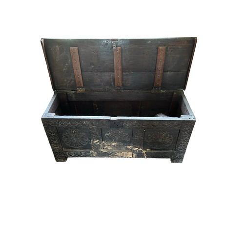 372 - Carved Dark Oak Chest