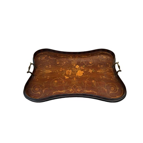 86 - An Edwardian Inlaid Tray
approx 56 x 46cm