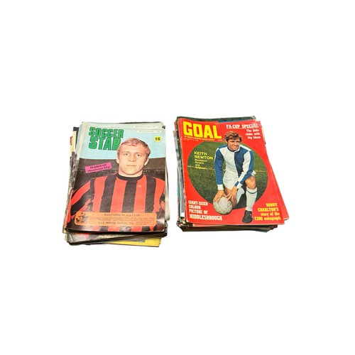 220B - A Collection of 1960's Football Programmes & a Collection of Football Magazines inc Goal, Soccer Sta... 