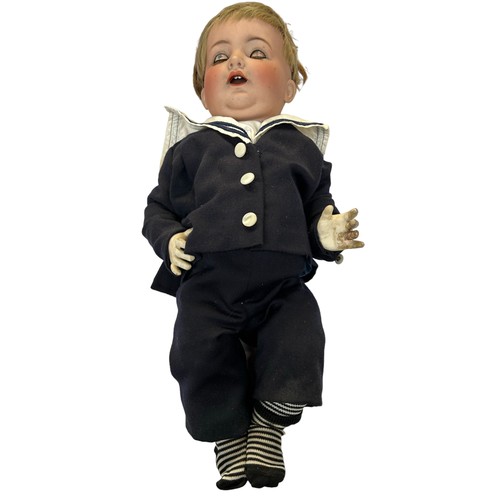 100 - A Kammer & Reinhardt / Simon & Halbig bisque character doll, German
Approx. 58cm tall