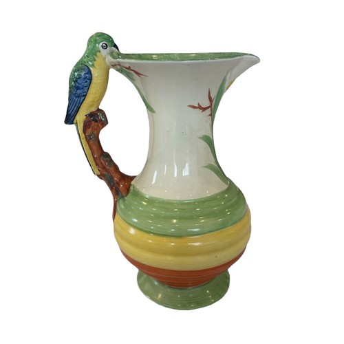 87 - Oakley Gibsons Jug, with parrot handle, C.1930S, 20.5CM