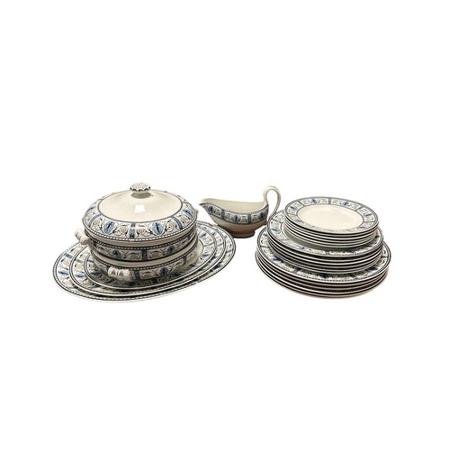 91 - 24 Piece Wedgwood Grecian Dinner Service