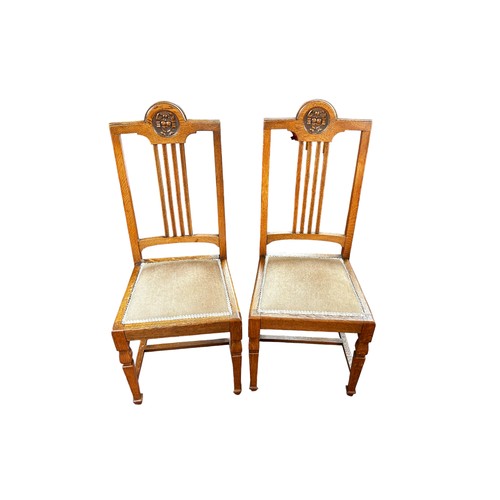 147 - Set of Four Oak Dining Chairs
108cm Tall
Seat 45x41cm