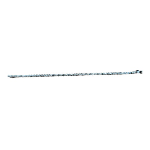 186 - 9ct Gold & Diamond Chip Tennis Bracelet 4.5g gross