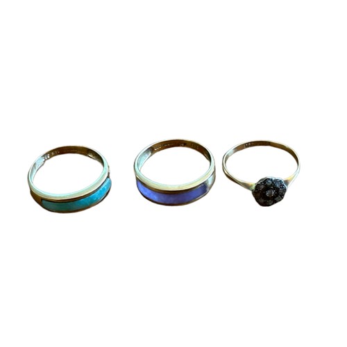 181 - Three Gold Rings, 2 x 14ct & 1 x 18ct (3)