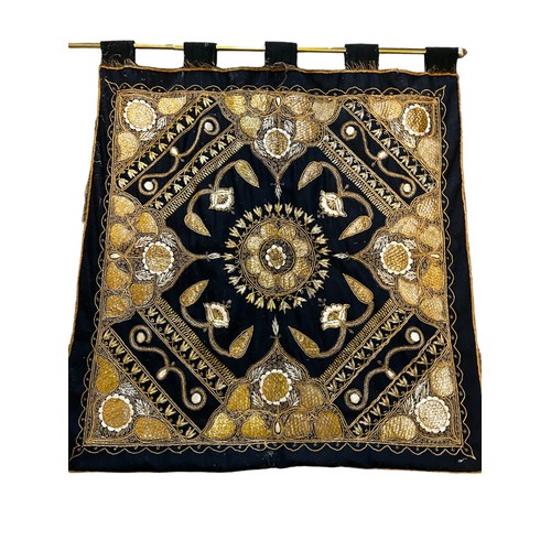 47 - Persian Wall Hanging With Metal Thread Design
86x80cm