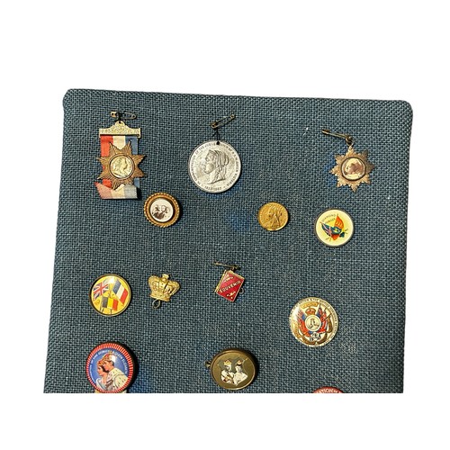 166 - A Small Collection of Badges & Brooches (15), inc Victorian examples, Royal interest & others