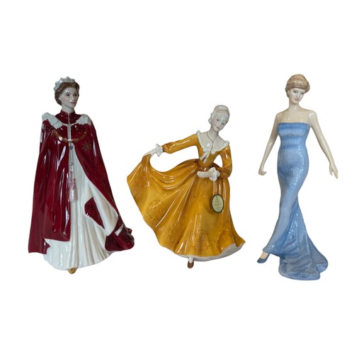 81 - Three Ceramic Figures (3)
Royal Worcester 'In Celebration of The Queen's 80th Birthday 2006', 23cm t... 