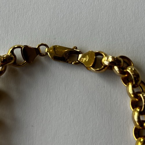 58 - 9ct Gold belcher bracelet 9.0g c.20cm