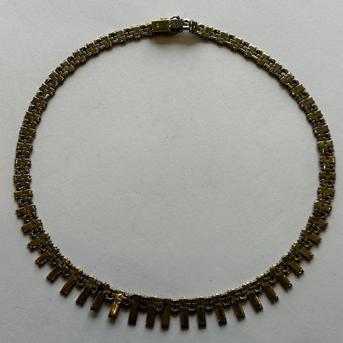 12 - 9ct Gold Fringe Necklace 32.8g