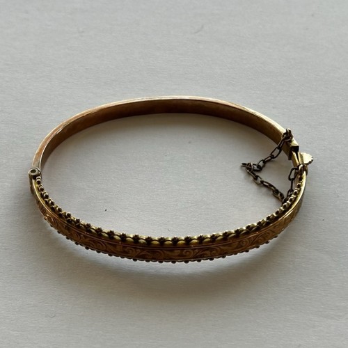 80 - A 9ct Gold Bangle 6.9g