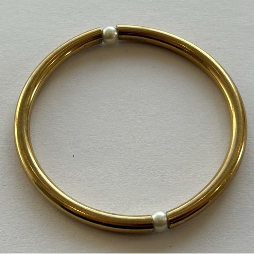 66 - A 9ct Gold Bangle 8.5g gross