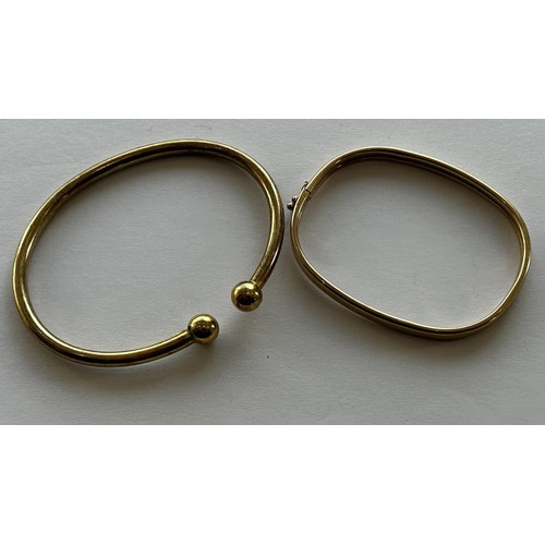 35 - Two 9ct Gold Bangles (2) 11.9g