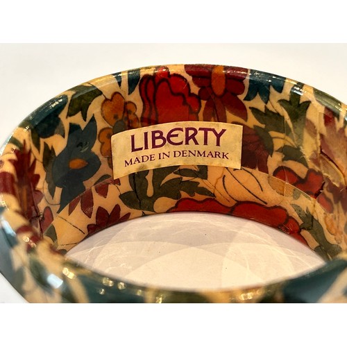 184 - Vintage Liberty Floral Bangle (af) 65cm internal diameter