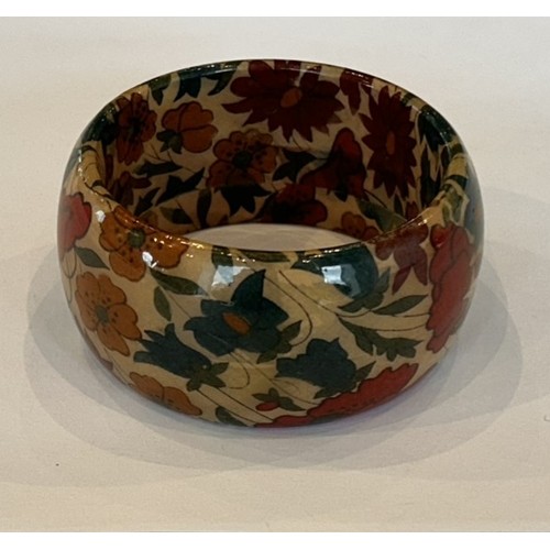 184 - Vintage Liberty Floral Bangle (af) 65cm internal diameter