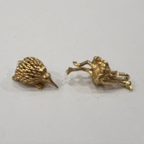 45 - Two 18ct Gold Charms (2) 9.2g