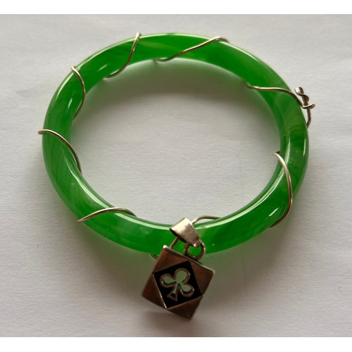 145 - Two Jade Bangles