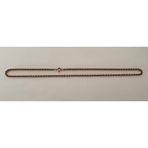 47 - 9ct Gold Necklace 19.1g