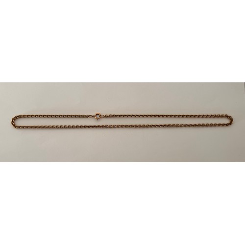 47 - 9ct Gold Necklace 19.1g