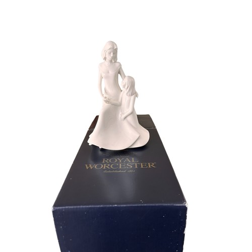 318 - Royal Worcester Moments Mothers Love Figurine (approx 25cm) Boxed, as new