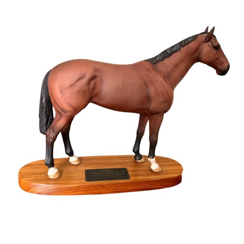 319 - Beswick Connoisseur Collection 'Nijinsky, 1970 Winner of the English Triple Crown' Figure on Plinth.... 