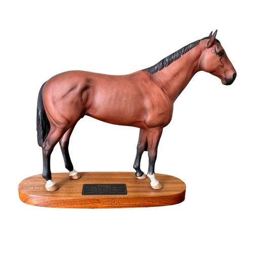 319 - Beswick Connoisseur Collection 'Nijinsky, 1970 Winner of the English Triple Crown' Figure on Plinth.... 